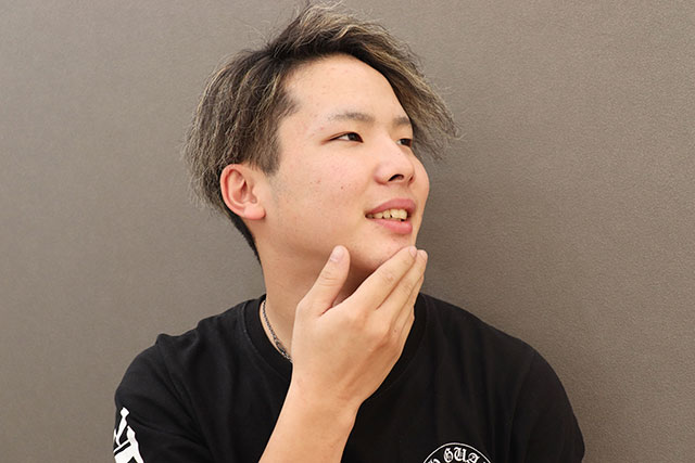 髭脱毛した男性